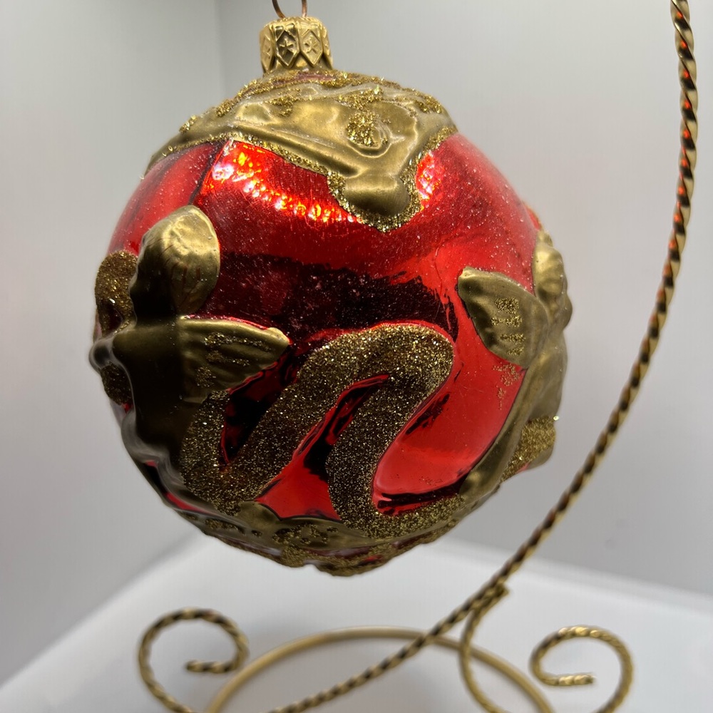 Polonaise cherub Christmas ornament